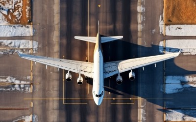 Luchtvaartmaatschappij luchtfoto stock photography 68