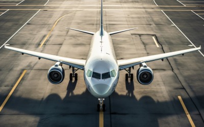 Kereskedelmi Airbus Charter Légitársaság elölnézeti fényképezés 110