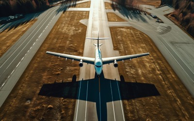 Вид сверху Airbus стоковая фотография 72
