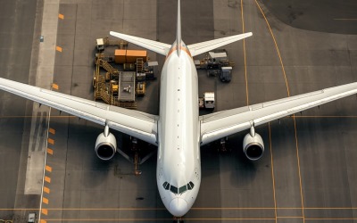 Airbus Top view stock photography 294