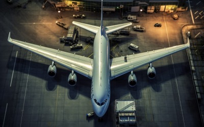 Airbus Top view stock photography 298