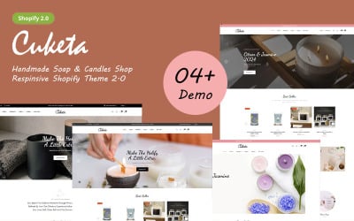 Cuketa - El Yapımı Sabun ve Mum Mağazası Duyarlı Shopify Teması 2.0