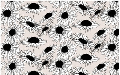 Grafika wektorowa kwiaty wzory