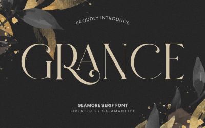 Modern Beauty Logo Font - Grance