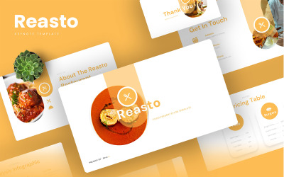 Reasto – Keynote-Vorlage für Lebensmittel