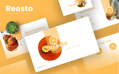 Reasto – PowerPoint-Vorlage für Lebensmittel