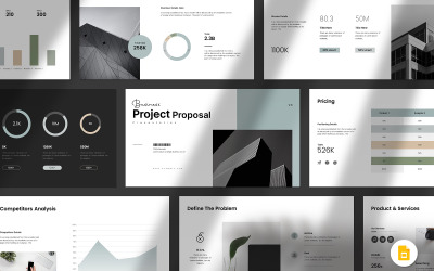 Googleslide-Präsentation eines Geschäftsprojektvorschlags