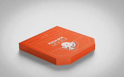 Pizza Box PSD Mockup Vol 01