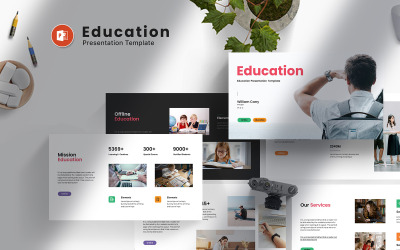 Vállalati oktatás PowerPoint prezentációs sablon
