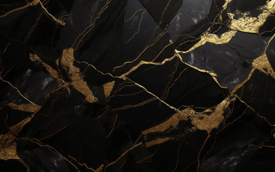 Abstrakt svart och guld kakel bakgrund