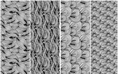 Handritade doodlemönster