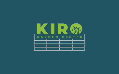 Designvorlage für Garten-Logo