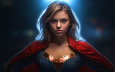 expressions de colère de fille de super-héros féminin 38