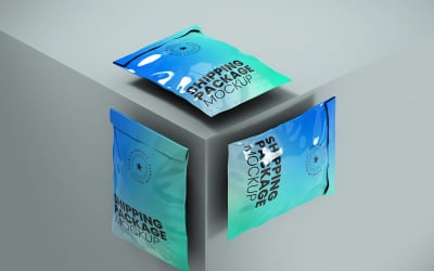 Maquette PSD du colis d&amp;#39;expédition Vol 15