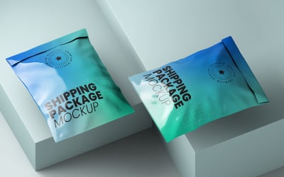 Shipping Package PSD Mockup Vol 07