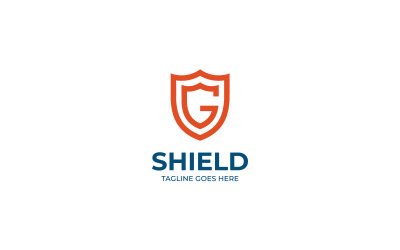 G Shield-logo sjabloonontwerp