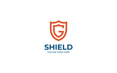 G Shield Logo-Vorlagendesign