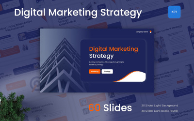 Modello di presentazione della strategia di marketing digitale