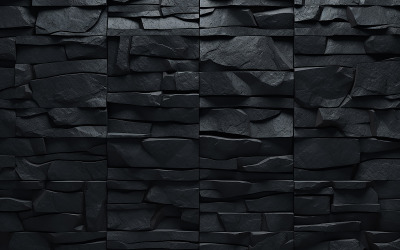 Muro de piedra oscura_patrón de muro de piedra negro_patrón de muro de piedra oscuro_muro de piedra oscura
