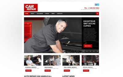 Car Repair Responsive Website Template