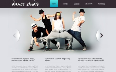 Drupal šablona Dance Studio