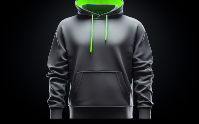 Mockup di felpa con cappuccio vuota da uomo_felpa con cappuccio vuota appesa_