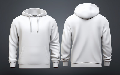 Premium blanco hoodie_blank hoodie-mockup