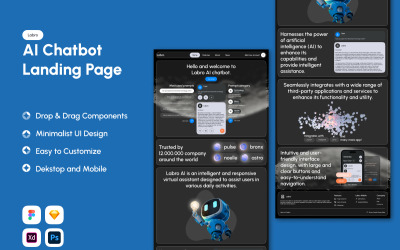 Labro - página inicial do AI Chatbot