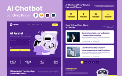 Logic – AI Chatbot Landing Page V1