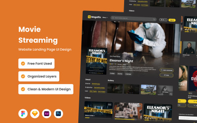 Megaflix - Landingpage für Film-Streaming V2