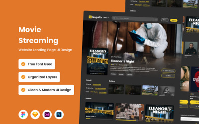 Megaflix - Landingspagina voor filmstreaming V2