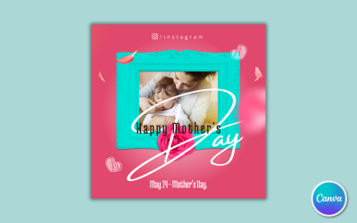 Mothers Day Social Media Template 14 - Editable in Canva