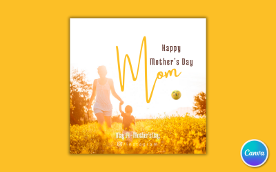 Mothers Day Social Media Template 19 - Editable in Canva