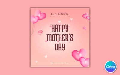 Mothers Day Social Media Template 27 - Editable in Canva