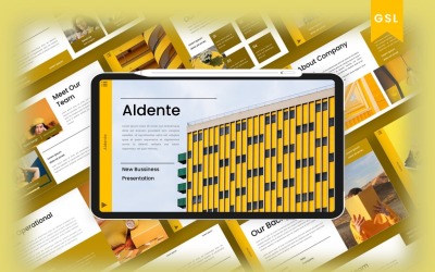 Aldente - Modelo de slide do Google para negócios