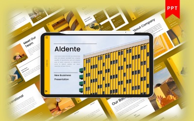 Aldente – üzleti PowerPoint sablon