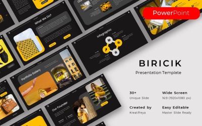Biricik - İş PowerPoint Şablonu