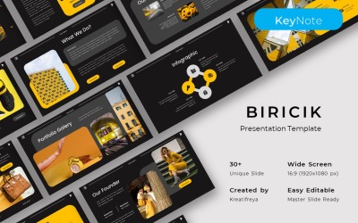Biricik — szablon prezentacji biznesowej