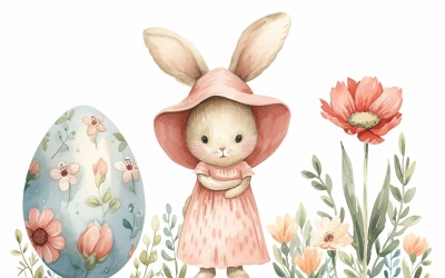 Пасхальный кролик Гигантское красочное огромное пасхальное яйцо Весенний цветок 95