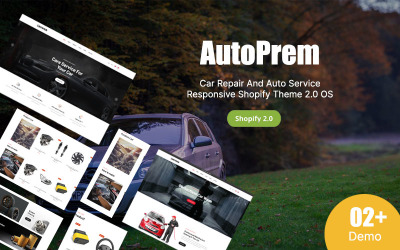 AutoPrem – Autójavítás és autószerviz érzékeny Shopify téma 2.0