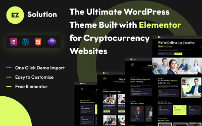 Introducing EZ Solutions: Your Ultimate WordPress Theme for Streamlined Business Solutions