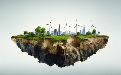 Mulini a vento Energia verde Industria sostenibile 33