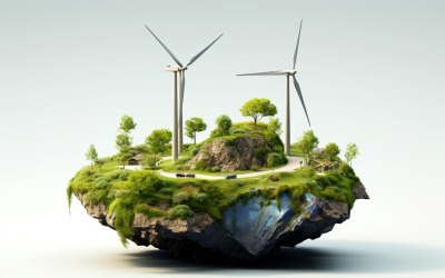 Windmill Green Energy Sustainable Industry 80