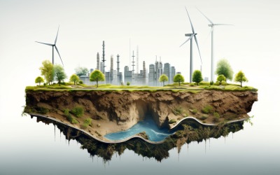 Windmolen Groene Energie Duurzame Industrie 64