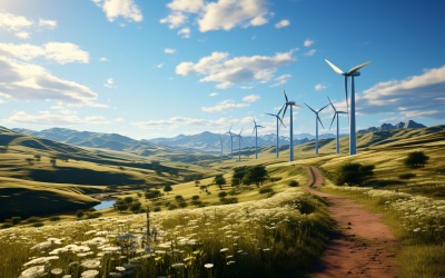Windmühle Grüne Energie Nachhaltige Industrie 83
