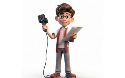İlgili ortamla 3D pixar Karakter Çocuk Erkek Çocuk 12