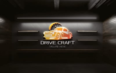 Modèle de logo de voiture pour les marques de voitures et les ateliers de réparation automobile