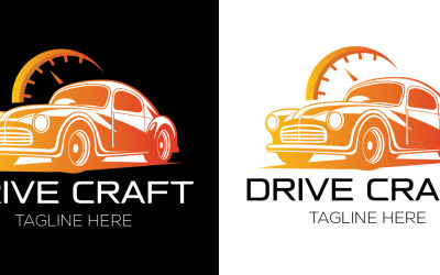 Modèle de logo de voiture pour les marques de voitures, les ateliers et services de réparation automobile