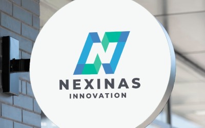 Nexinas буква N професійний логотип