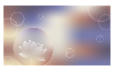 Blommig bakgrund 14400x8100px i orange färgschema med lotus
